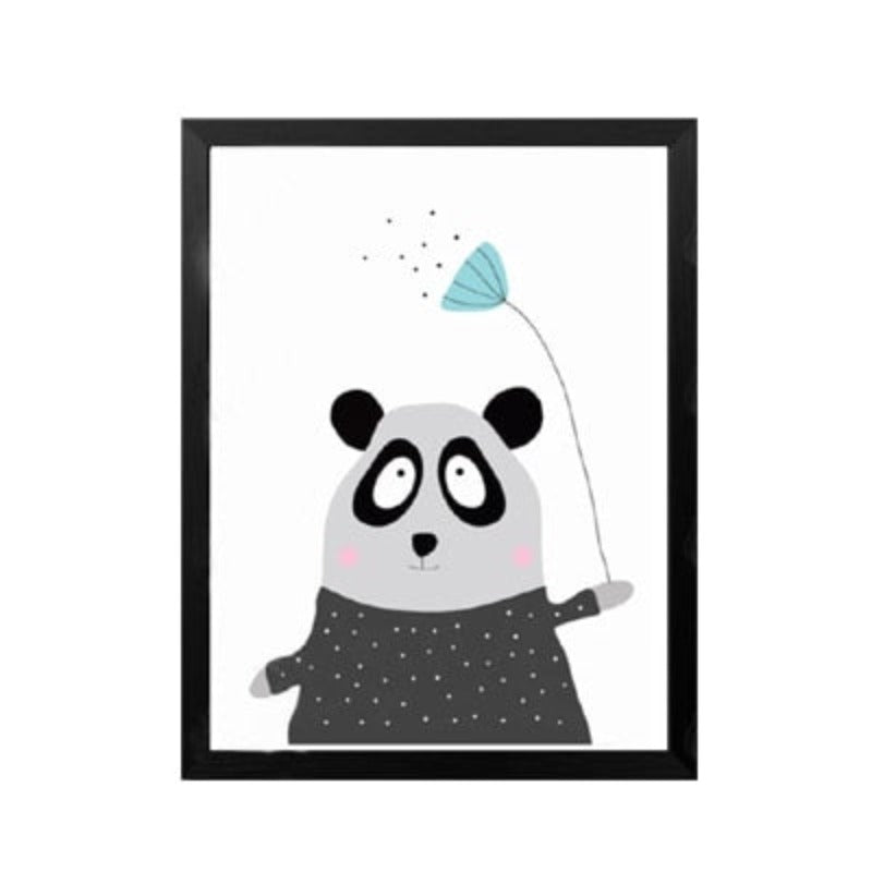 Cartoon Panda Ballon Kinder Geschenke - Leinwand Wandkunst Gemälde