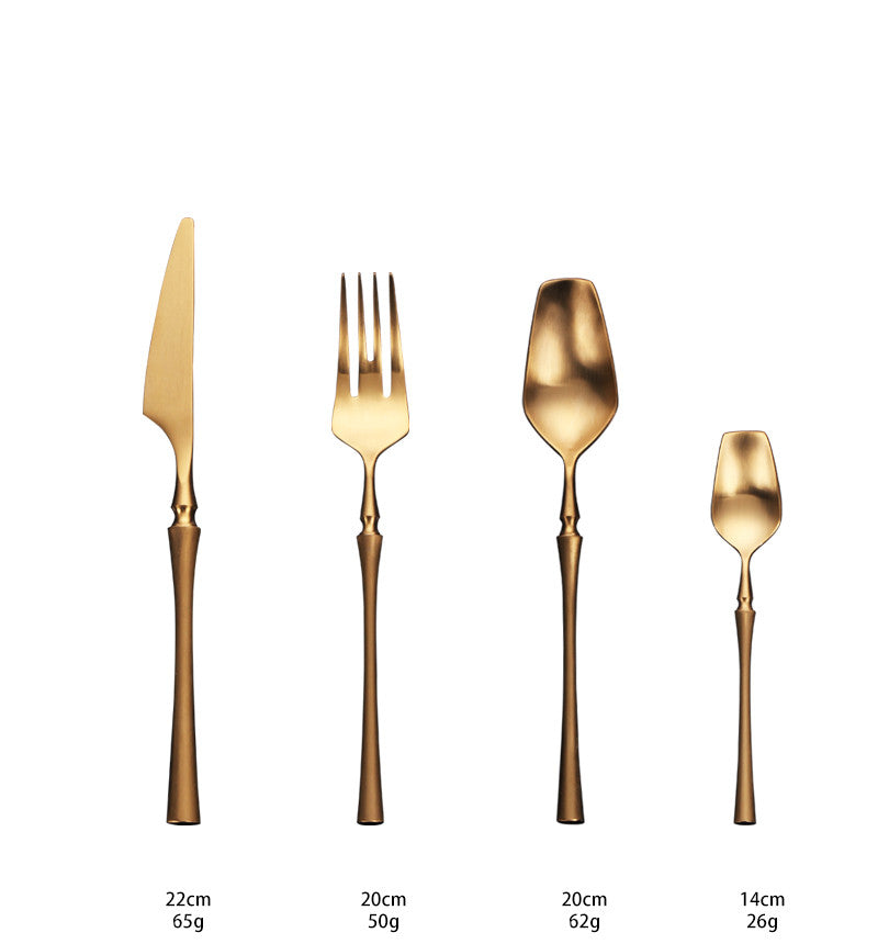 Venice Gold Edelstahl Besteckset | Brehn