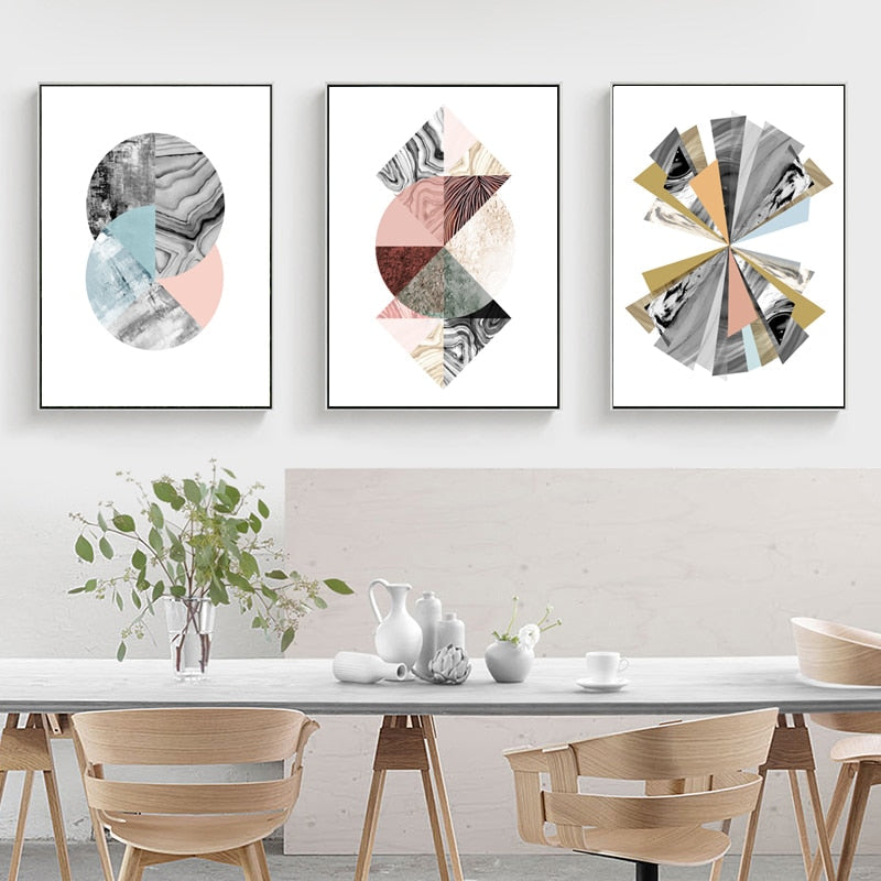 Abstract Aquarell - Leinwand Wandkunst Gemälde