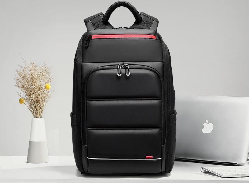 Brehn | 15,6 Zoll Laptop Reise Rucksack Wasserabweisend Funktionaler Rucksack Mit USB-Ladeanschluss