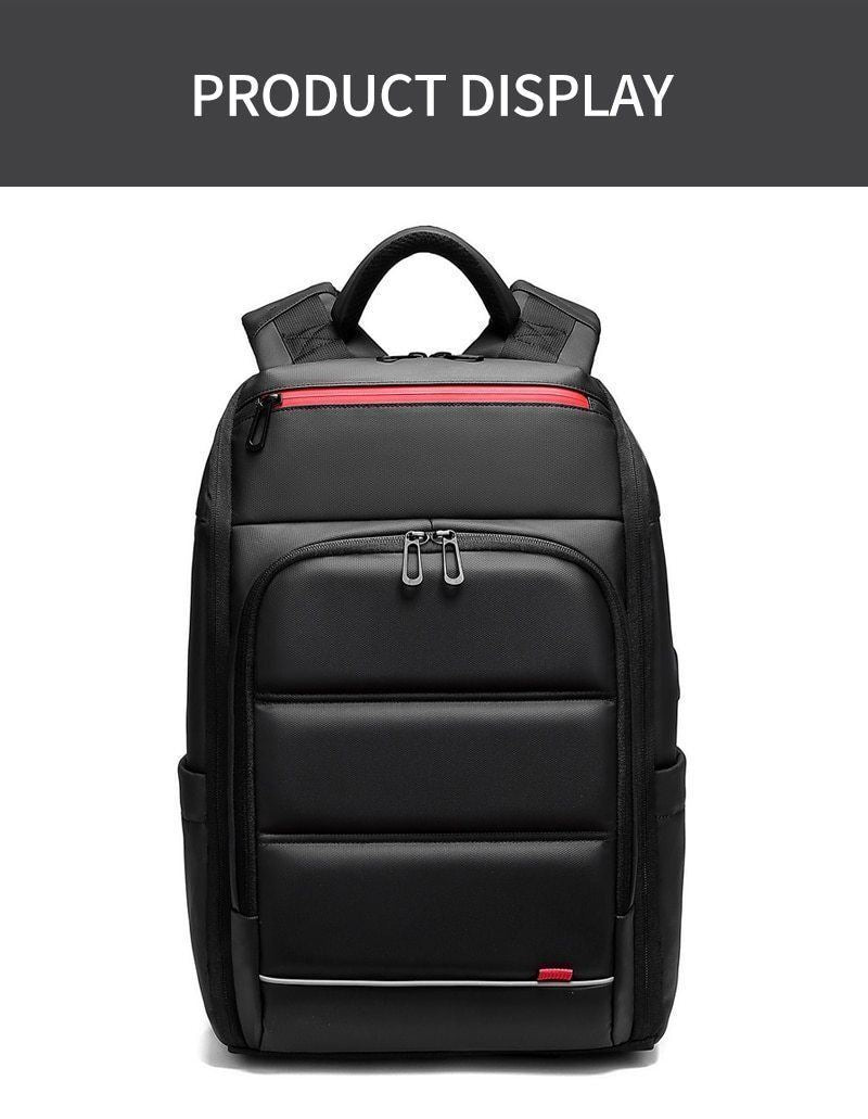 Brehn | 15,6 Zoll Laptop Reise Rucksack Wasserabweisend Funktionaler Rucksack Mit USB-Ladeanschluss