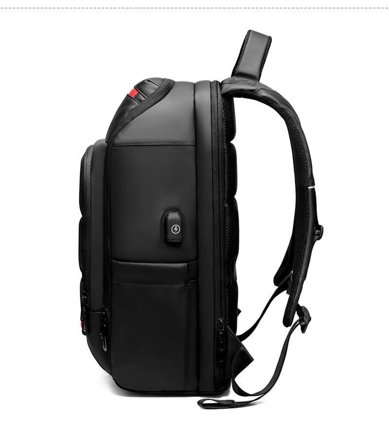Brehn | 15,6 Zoll Laptop Reise Rucksack Wasserabweisend Funktionaler Rucksack Mit USB-Ladeanschluss