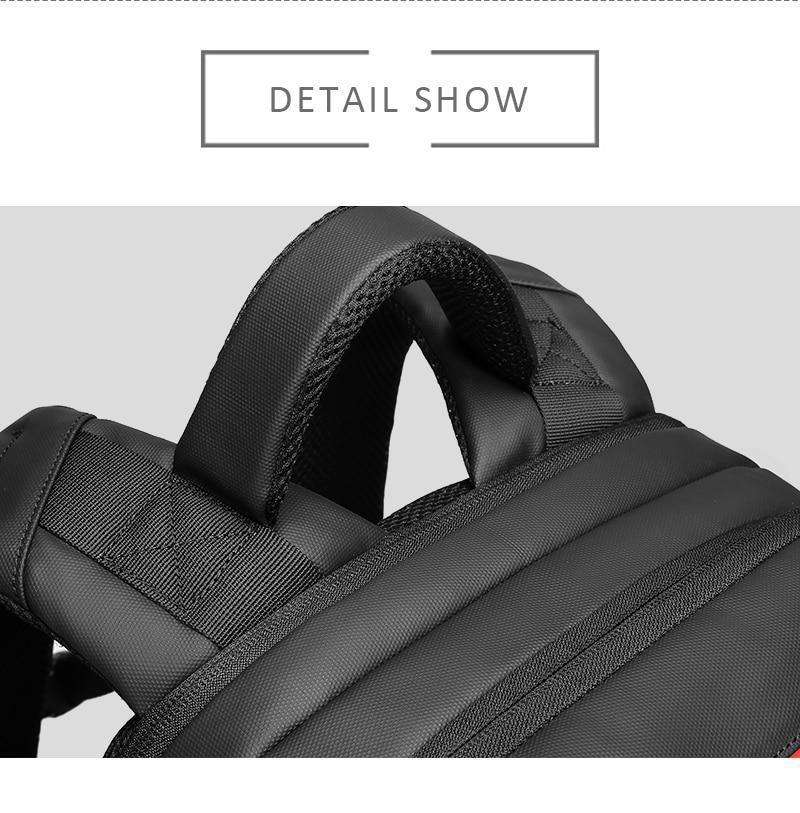 Brehn | 15,6 Zoll Laptop Reise Rucksack Wasserabweisend Funktionaler Rucksack Mit USB-Ladeanschluss