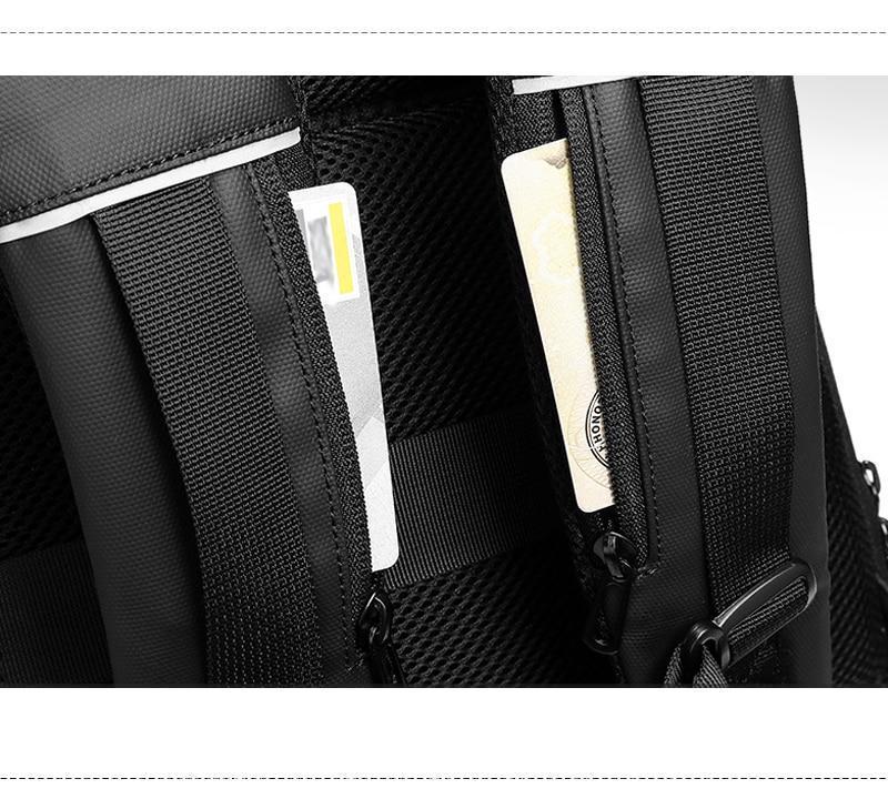 Brehn | 15,6 Zoll Laptop Reise Rucksack Wasserabweisend Funktionaler Rucksack Mit USB-Ladeanschluss