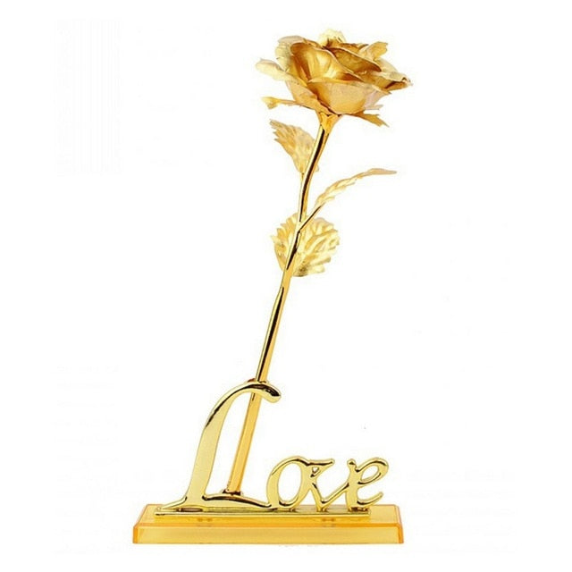 Brehn | 24k vergoldete Rose | Inklusive Zertifikat und luxuriöser Geschenkbox