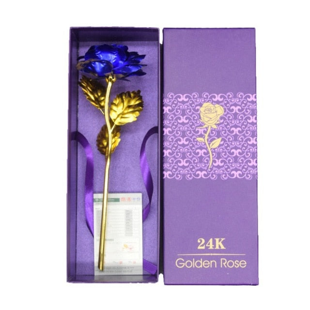 Brehn | 24k vergoldete Rose | Inklusive Zertifikat und luxuriöser Geschenkbox