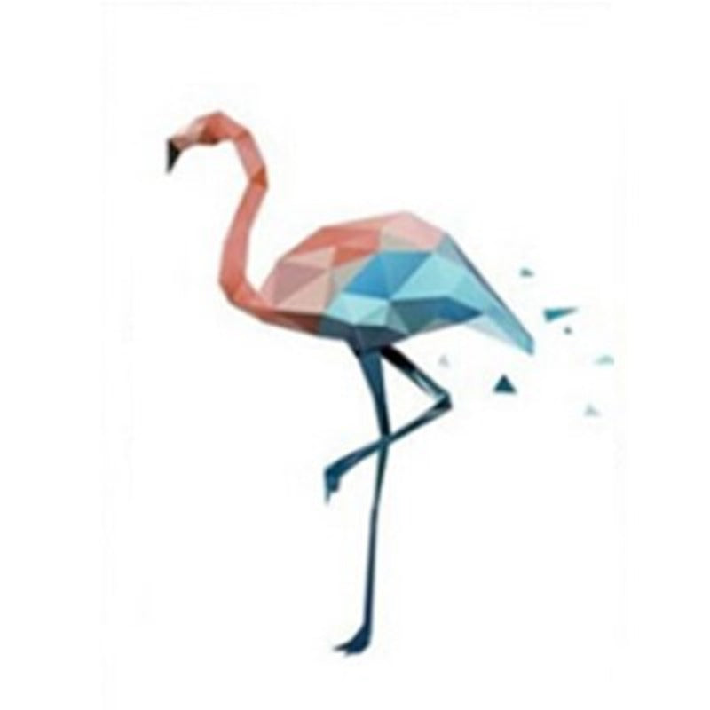 Flamingo Tier - Leinwand Wandkunst Gemälde