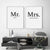 Mr. Right Mrs. Always Right Paare - Leinwand Wandkunst Malerei