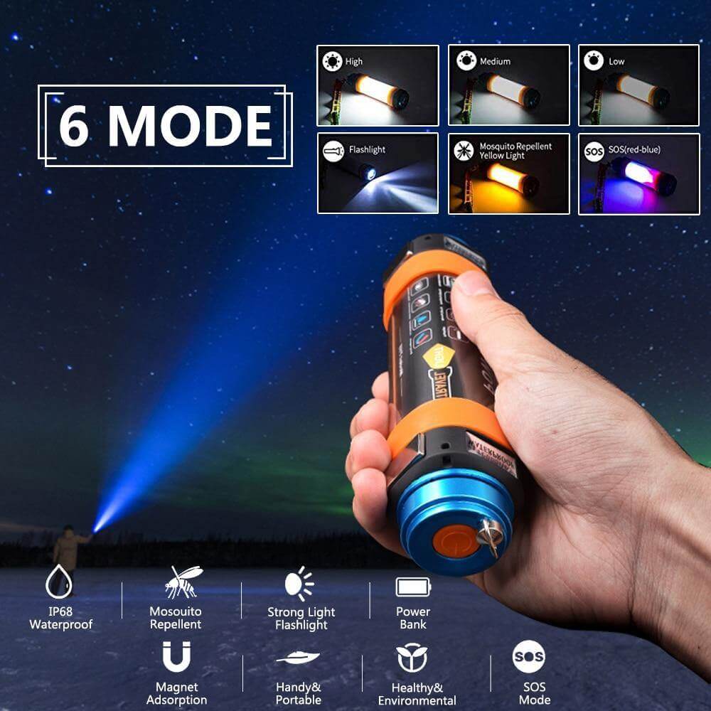 LED Campingzelt Wasserdicht Wiederaufladbares Licht | Brehn