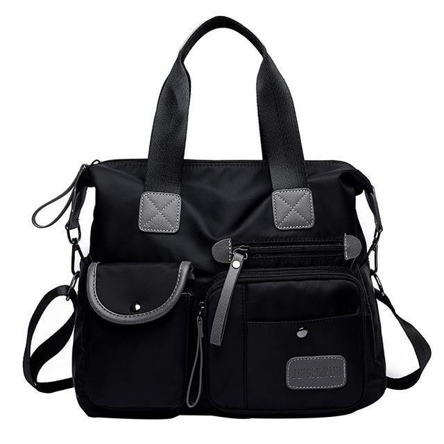 Brehn | Wasserdichte langlebige Damen Kapazitäts Schultertasche
