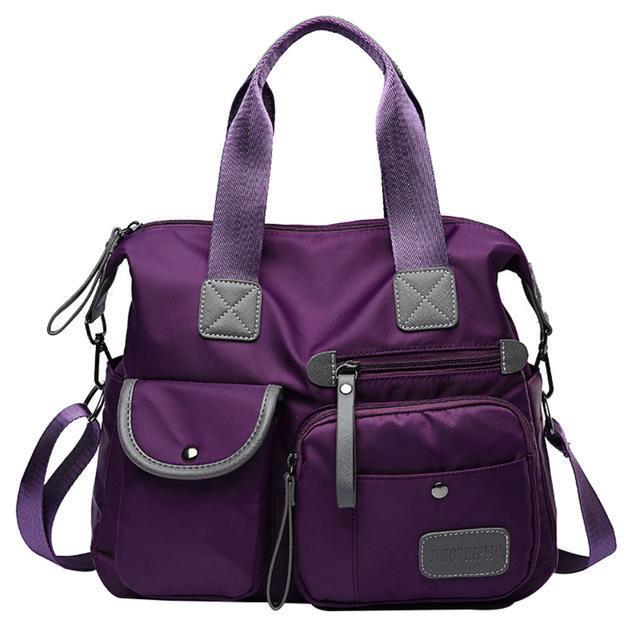Brehn | Wasserdichte langlebige Damen Kapazitäts Schultertasche