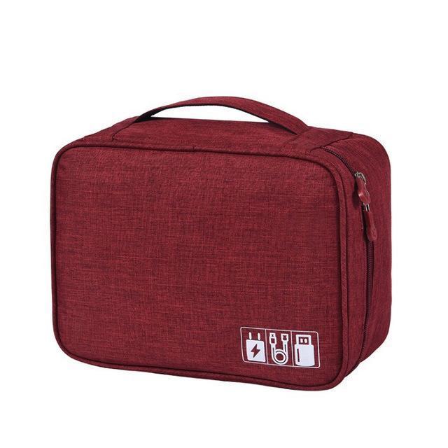 Brehn | Wobag Neue Polyester Herren Reisen Elektronische Zubehör Reisetasche Organizer für Dateline SD-Karte USB-Kabel digitale Geräte Tasche