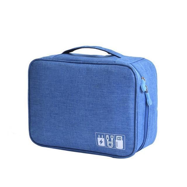 Brehn | Wobag Neue Polyester Herren Reisen Elektronische Zubehör Reisetasche Organizer für Dateline SD-Karte USB-Kabel digitale Geräte Tasche