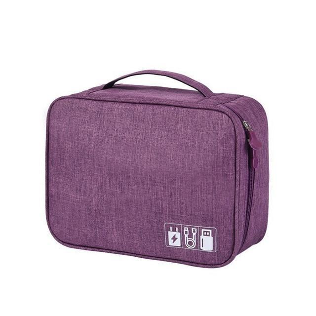 Brehn | Wobag Neue Polyester Herren Reisen Elektronische Zubehör Reisetasche Organizer für Dateline SD-Karte USB-Kabel digitale Geräte Tasche