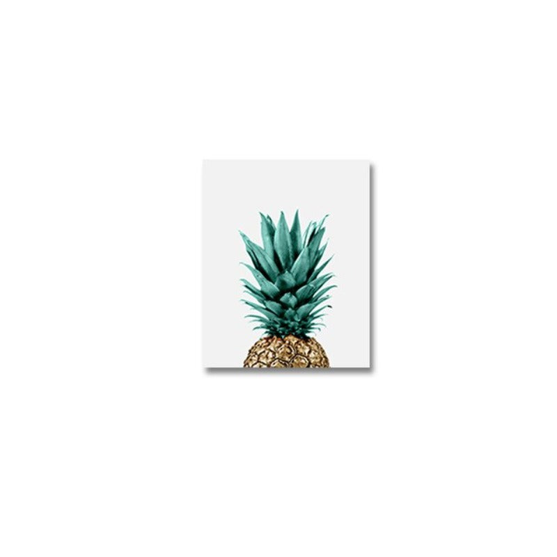 Kräuterposter Botanische Küche - Leinwand Wandkunst Gemälde