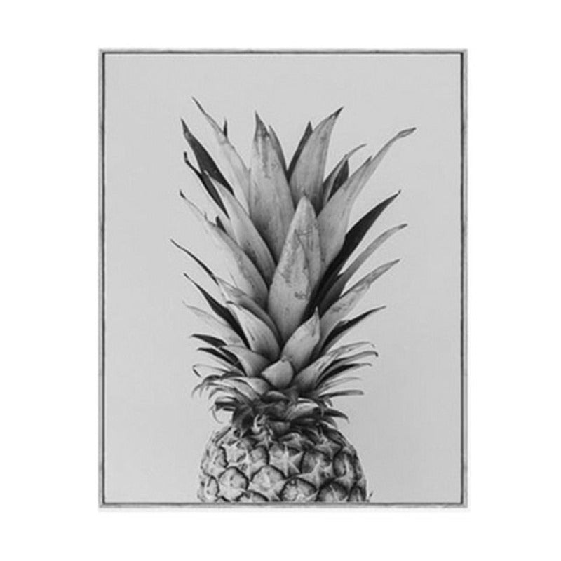 Ananas Be Brave & Kind Klassische Zitate - Leinwand Wandkunst Gemälde