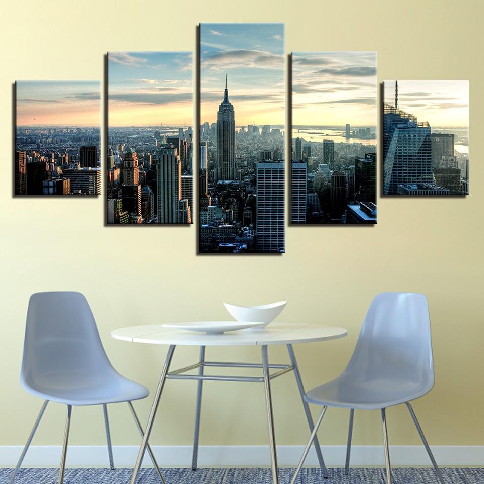 Skyline von New York City – Leinwandbild