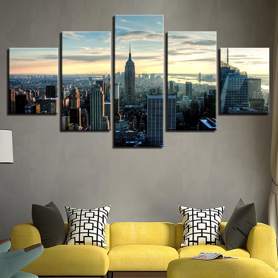 Skyline von New York City – Leinwandbild