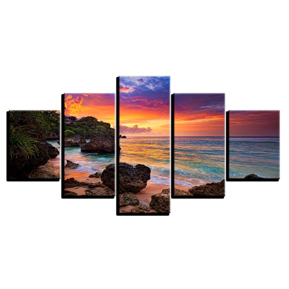 Sonnenuntergangsglühen – Leinwandbild