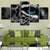 Leopard Blauäugige - Leinwand Wandkunst Gemälde
