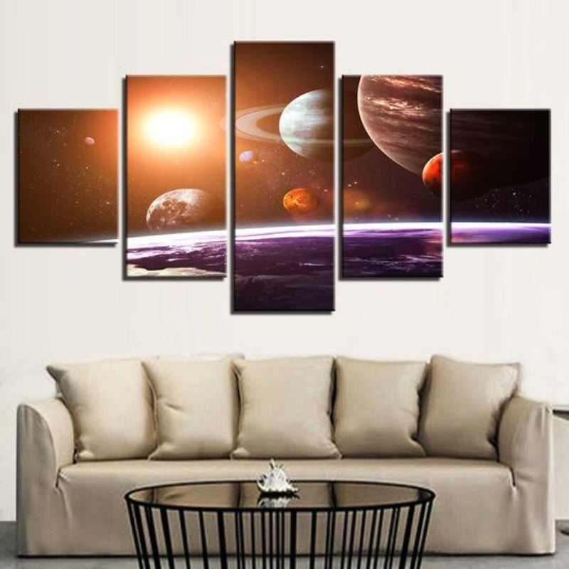 Sonnensystem – Leinwandbild