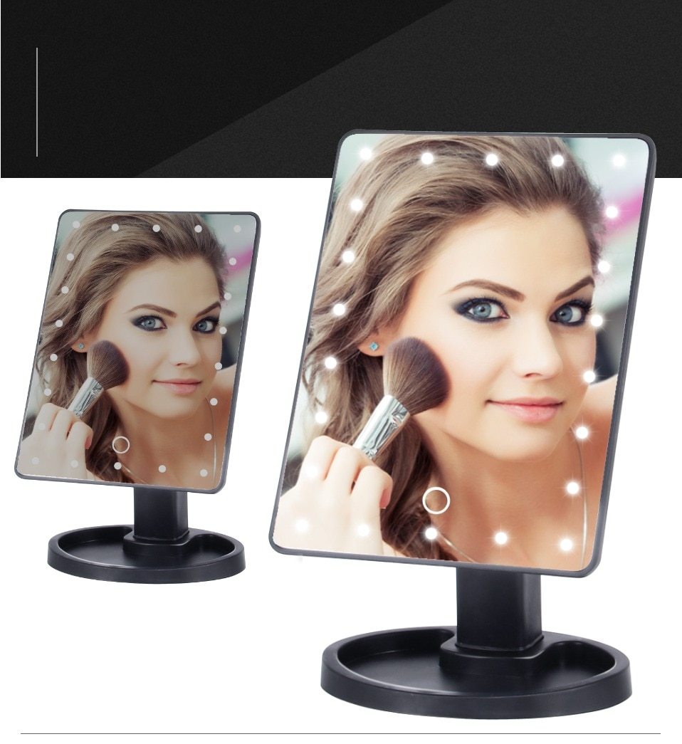 LED-Lichtrahmen Make-Up Spiegel | Brehn