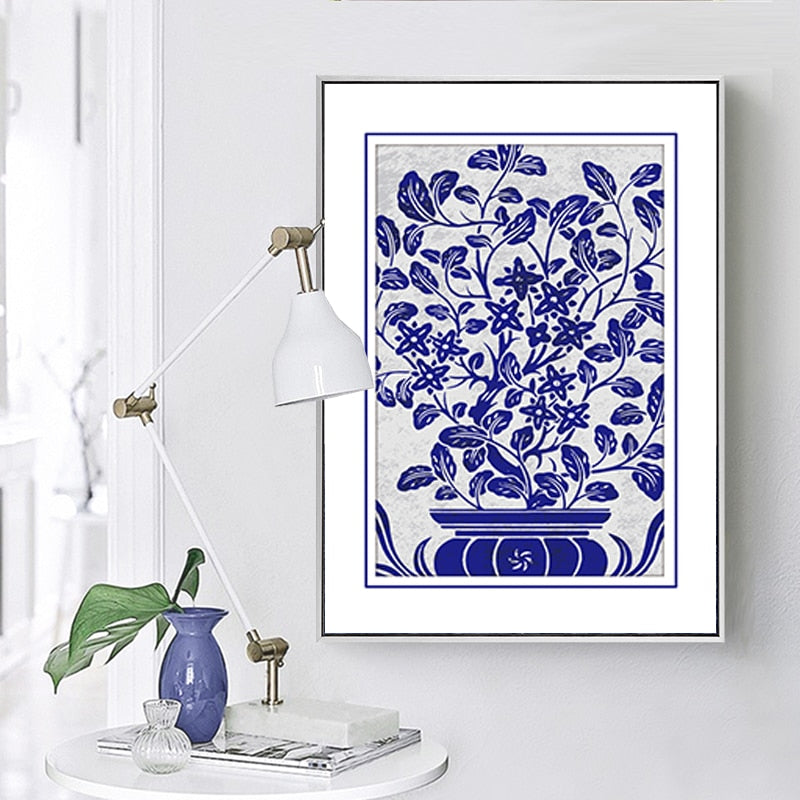 Blume auf Vase - Leinwand Wandkunst Gemälde