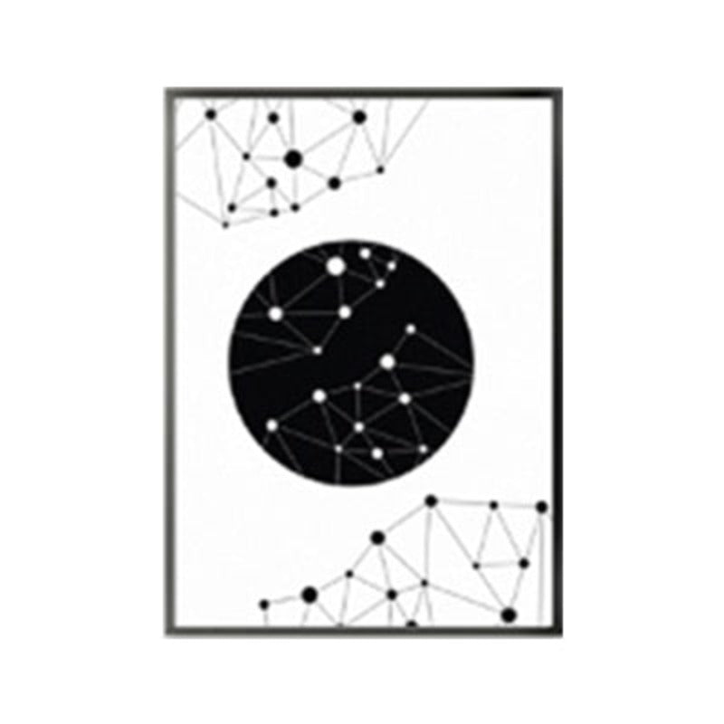 Liebe zur Geometrie - Leinwand Wandkunst Malerei