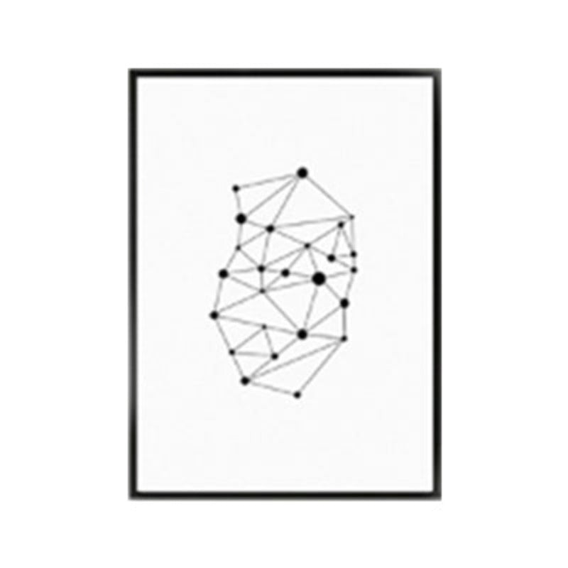 Liebe zur Geometrie - Leinwand Wandkunst Malerei