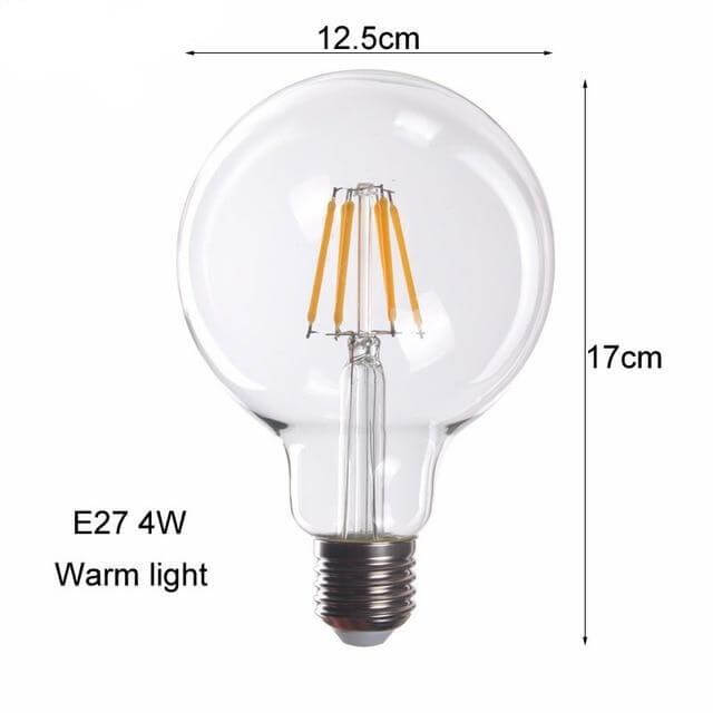 Nordic Retro Ring Wandlampe mit Spiegel