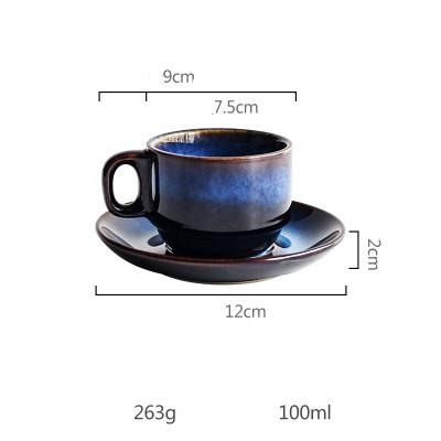 Cat Eye Blue Keramiktasse | Brehn