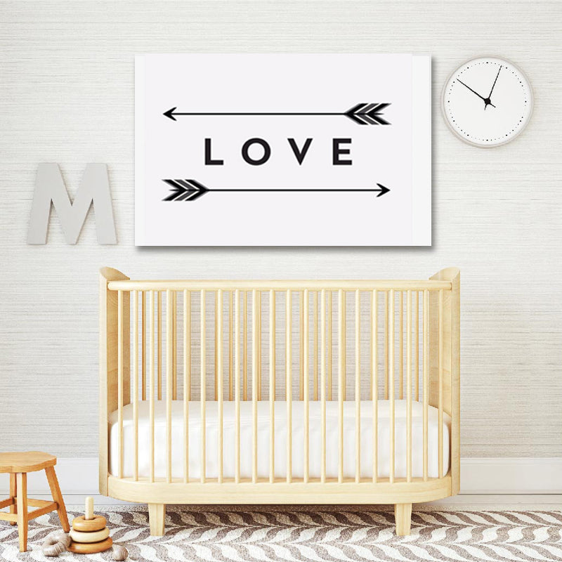 Liebe Pfeil-Druck - Canvas Wandkunst Malerei