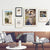 Vintage abstrakte Figurenbilder auf Leinwand - Wandkunst auf Leinwand