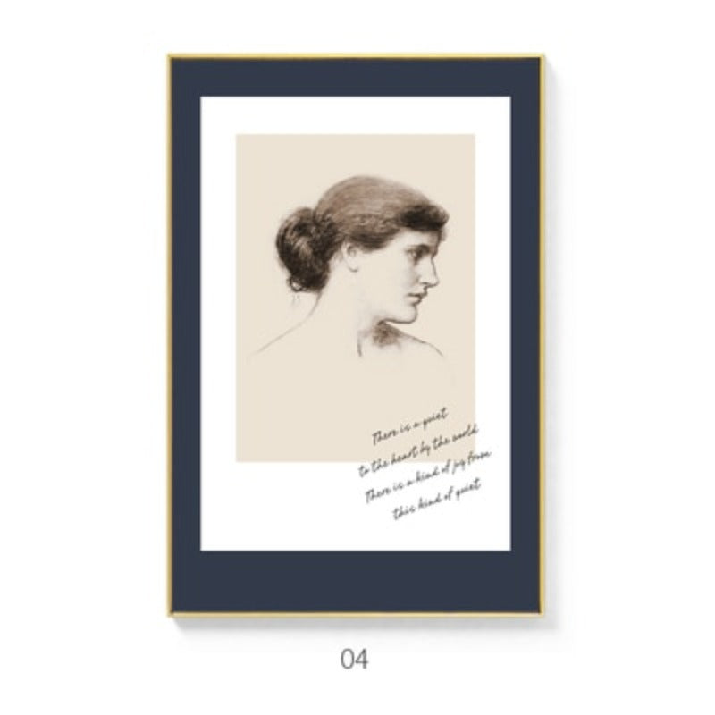 Vintage abstrakte Figurenbilder auf Leinwand - Wandkunst auf Leinwand