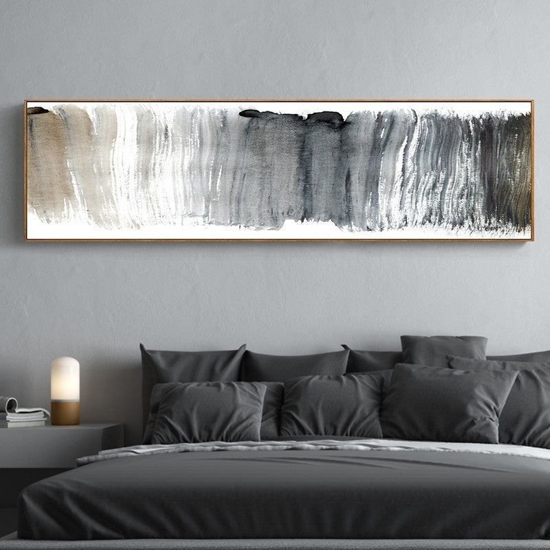Schwarz und Weiß Panorama - Canvas Wandkunst Gemälde