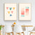 Geometrische Aquarelldrucke Poster - Leinwand Wandkunst Malerei