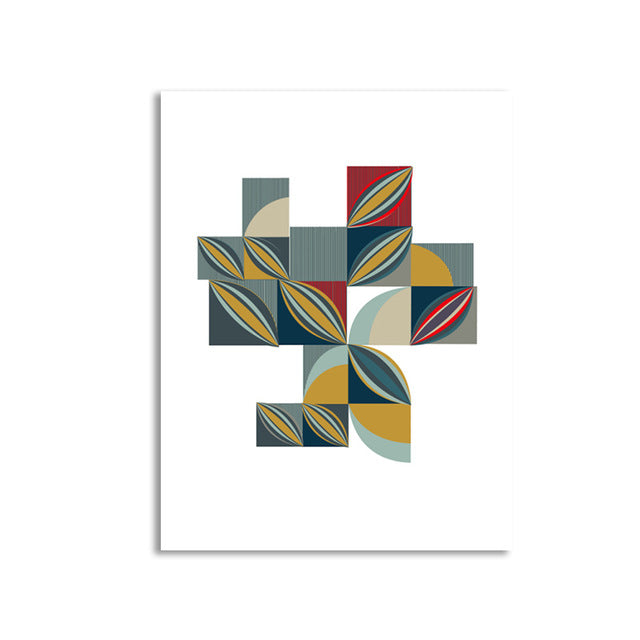 Puzzlemuster des Lebens – Leinwandbild