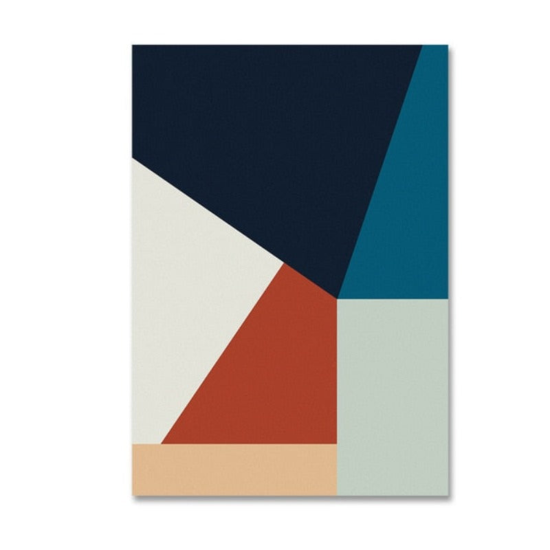 Geometrische Drucke - Leinwand Wandkunst Gemälde