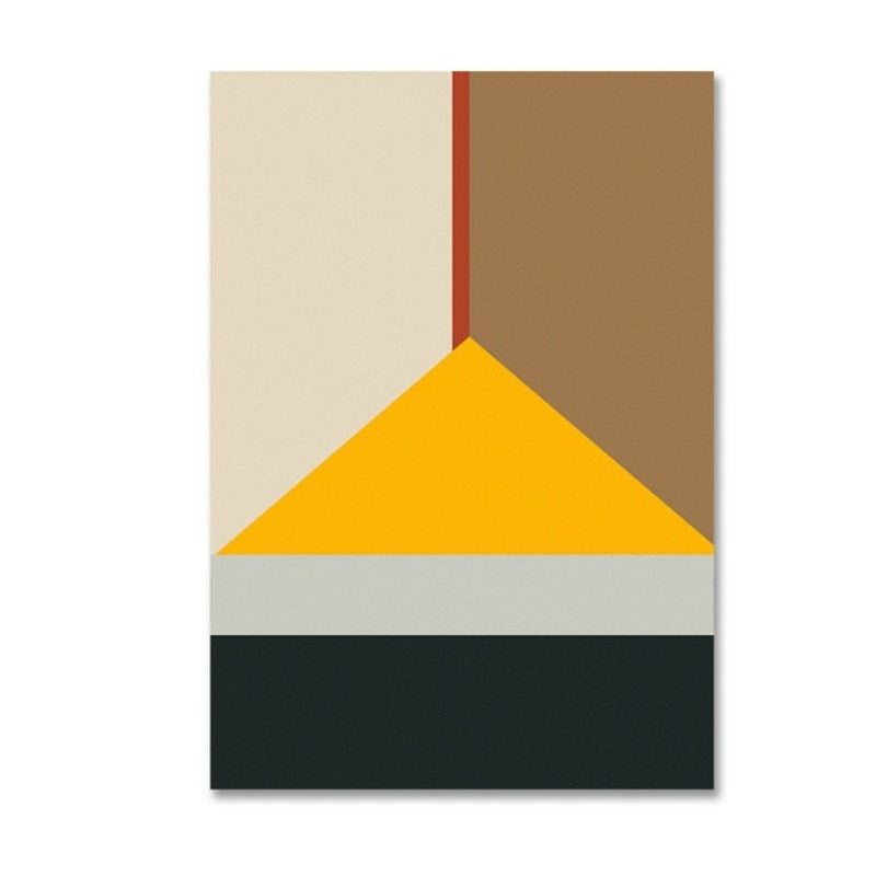 Geometrische Drucke - Leinwand Wandkunst Gemälde