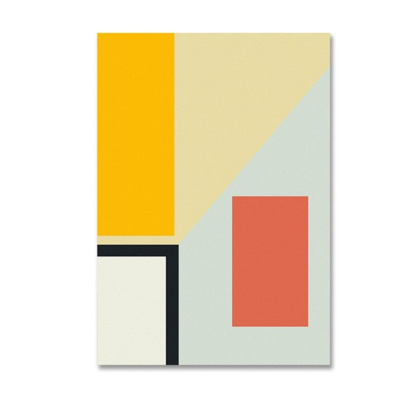 Geometrische Drucke - Leinwand Wandkunst Gemälde
