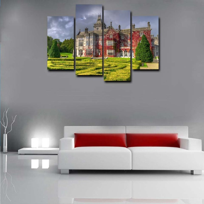 Schönes Schloss - Leinwand Wandkunst Gemälde