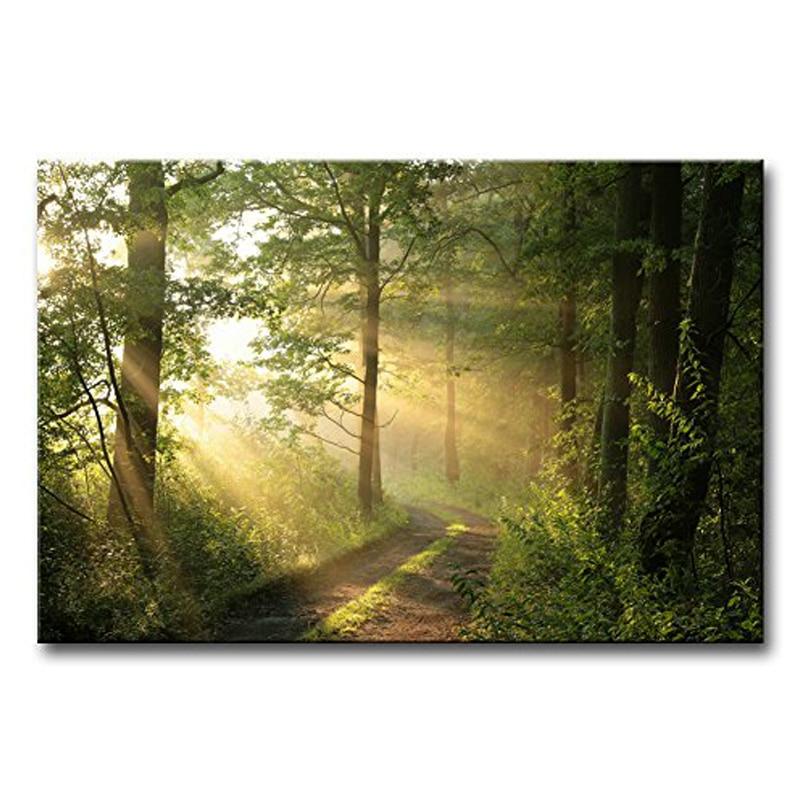Frühlingsmorgen – Leinwandbild