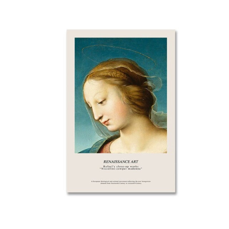 Europäische Vintage Renaissance - Leinwand Wandkunst Malerei