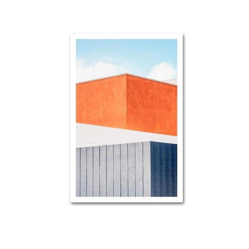 POP Fashion Gebäude - Leinwand Wandkunst Malerei