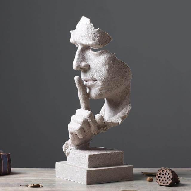 Silence Is Gold Miniatur Skulptur | Brehn