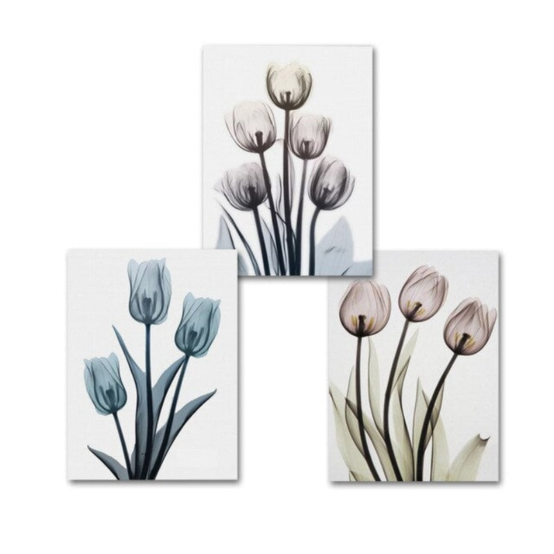 Moderne europäische Tulpe – Leinwandbild