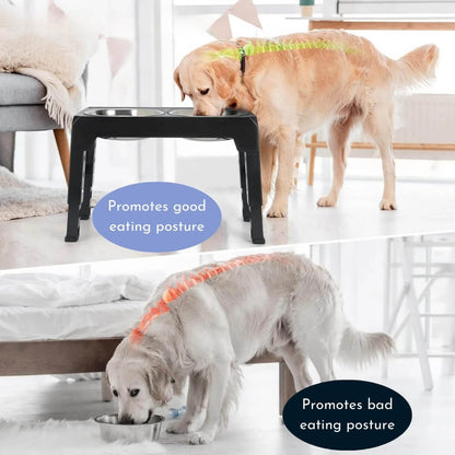 PupLift Erhöhter Fressnapf für Hunde – Ergonomisch & langsames Fressen für gesunde Mahlzeiten | Brehn