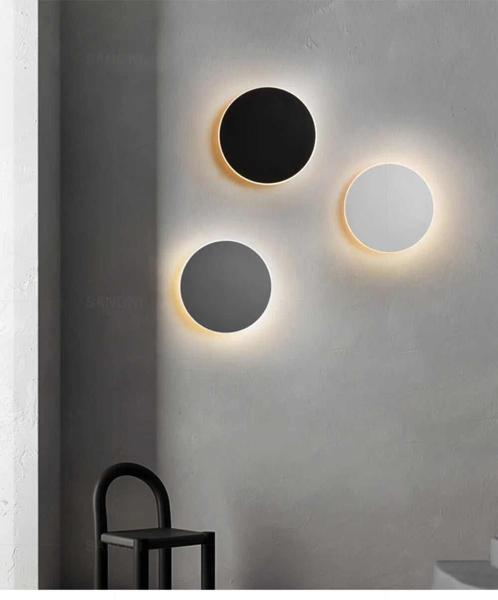 LED Wandleuchte Rund