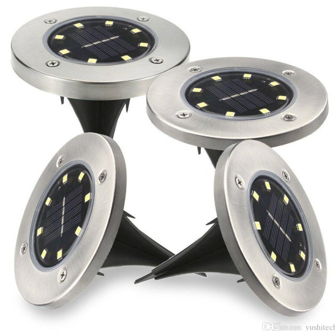 Solarbetriebene Leuchten | Kabellose LED-Gartenlampe