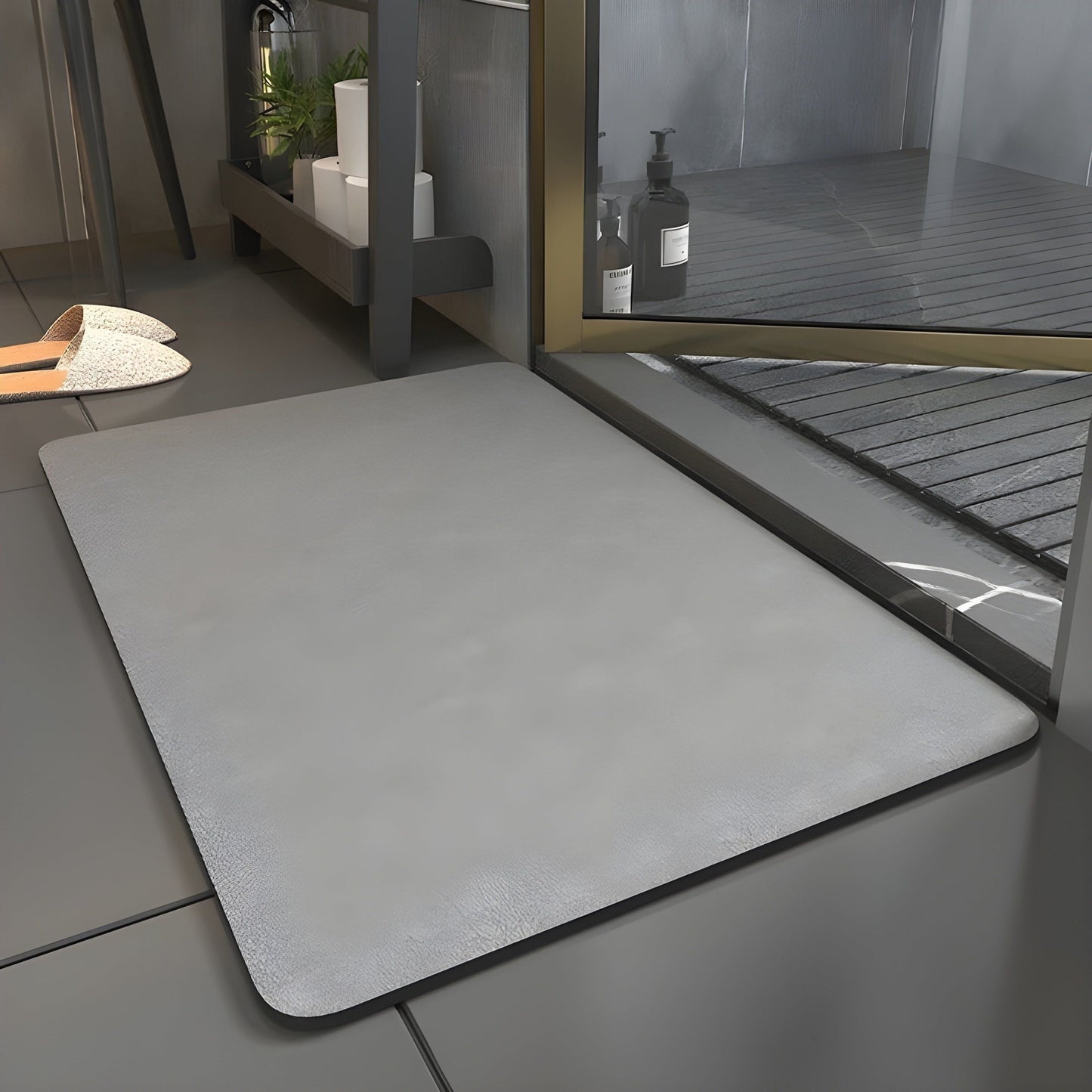 SlipShield Matte - Schnell trocknende rutschfeste Badematte | Brehn